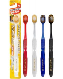 Ebisu Premium Care Toothbrush 6-row Regular Soft (Color assorted) 1p