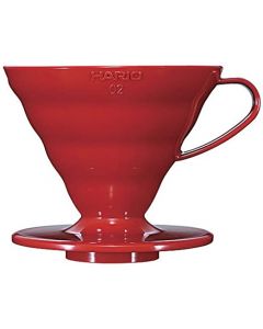Hario Plastic Coffee Dripper, Size 02, Red