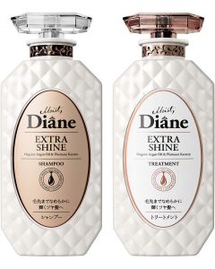 Diane Perfect Beauty Extra Shine Set Shampoo & Treatment Floral & Berry Scent 450ml x 2