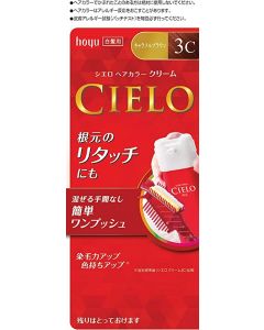 Hoyu Cielo Hair Color EX Cream 3C (Caramel Brown) 40g + 40g