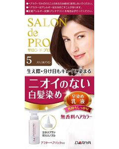 Dariya Salon de Pro Unscented Hair Color Emulsion 5  50g+50ml+15g