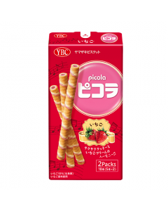 ​​YBC Picola Egg Roll Strawberry Flavor 2packs