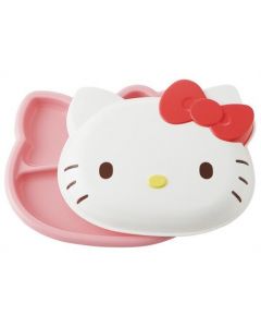 Skater Hello Kitty Divided Plate With Lid