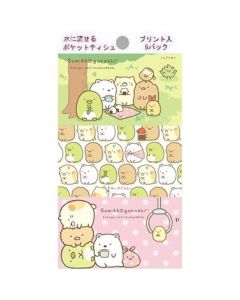 Hayashi x Sumikko Gurashi Pocket Tissue Papper (6 Packs)