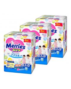 KAO Merries Pants Diaper (XXL) 26pc (Pack of 3)