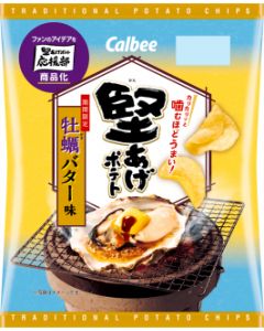 Calbee Kataage Potato Chips Oyster Butter Flavor 60g