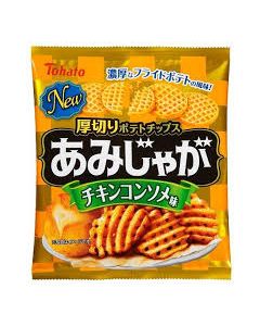 TOHATO Chicken Consomme Flavour Potato Grids 60g 