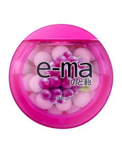 UHA e-ma Throat Candy Container Grape 33g