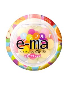 UHA e-ma Throat Candy Container Colorful Fruit Change 33g