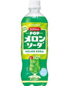 Suntory POP Melon Soda 600ml