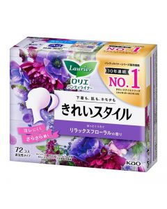 Kao Laurier Kirei Style Relax Floral Fragrance 72 pieces