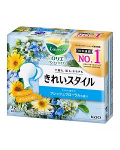 Kao Laurier Kirei Style Fresh Floral Fragrance 72 pieces