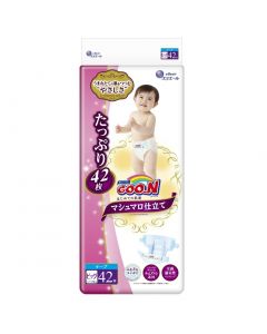 GOO.N Premium Diapers Jumbo Pack Size XL 42PK (12-20KG) (Japan Domestic Version)