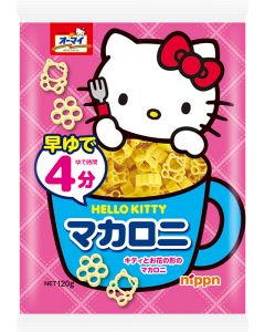 Nippn Quick Boiled HELLO KITTY Macaroni 120g
