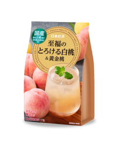 Nittoh Tea Blissful Melting White Peach & Golden Peach Instant Juice 88g (8 sticks)