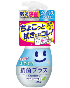 Lion Look Antibacterial Plus Toilet Wipe Cleaner Clear Mint Scent 210ml