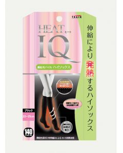 Train HEAT IQ Pile Socks 140DEN Black