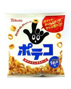 Tohato POTEKO UMASHIO Crunchy Lightly Salted Potato Ring 