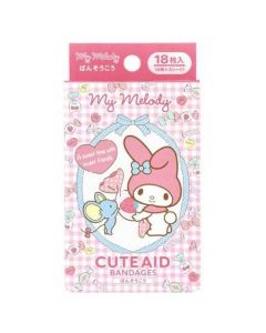 Santan Sanrio My Melody Character CUTE AID Bandage 18 sheets