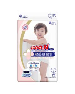 elleair GOO.N Plus Diaper Tape for Sensitive Skin L 54pc (Japan Domestic Version) (Ship to US and Canada Only)