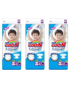 GOO.N Diapers (XL) 42pc (Japan Domestic Version) (Pack of 3)