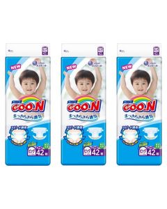 GOO.N Diapers (XL) 42pc (Japan Domestic Version) (Pack of 3)