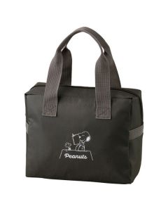 OSK PEANUTS Snoopy Black Lunch Bag Washable Mini Tote Bag 