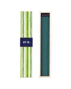 Nippon Kodo Kayuragi Incense Stick With Incense Holder (Green Tea)