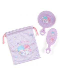 Japan Sanrio Little Twin Stars Mirror & Brush Set 1pc