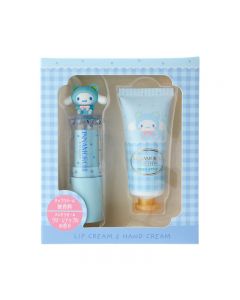 Japan Sanrio Cinnamoroll Motif Lip Balm & Hand Cream Set 3.8g + 20g
