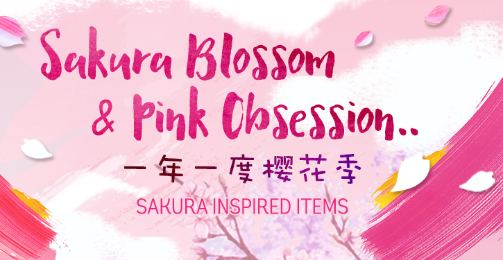 Season for Sakura Blossom & Pink Obsession: 一年一度樱花季 Sakura inspired item new on iMomoko!